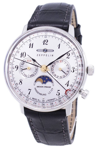 Front view of Zeppelin Z70371 Mens Watch on white background