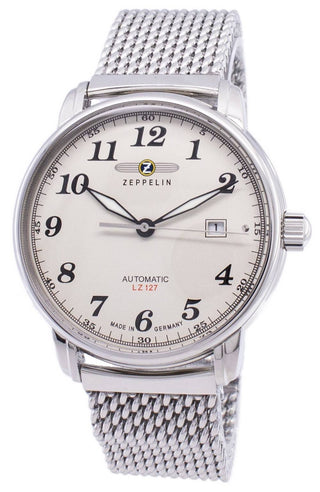 Front view of Zeppelin Z7656M5 Mens Watch on white background