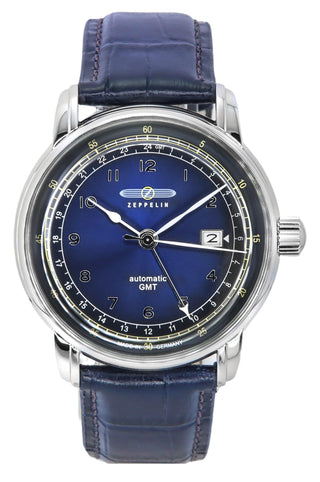 Front view of Zeppelin Z76683 Mens Watch on white background