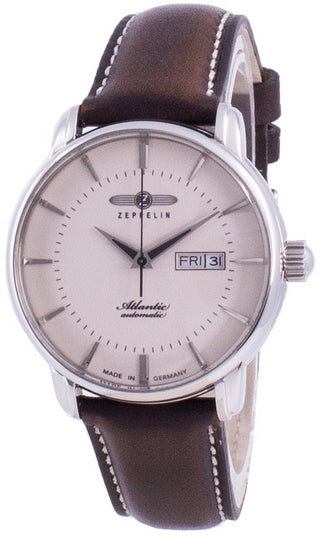 Front view of Zeppelin Z84665 Mens Watch on white background