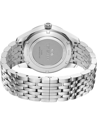 Angle shot of TW Steel ACE352 Silver Stainless Steel Womens Watch on white background