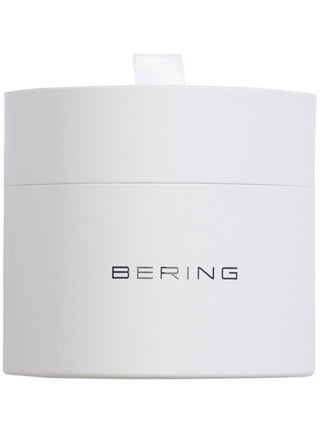 Angle shot of Bering 11022-064 Silver Stainless Steel Womens Watch on white background