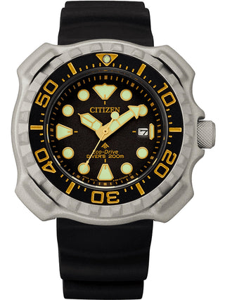 Front view of Citizen BN0220-16E Black Unisex Watch on white background