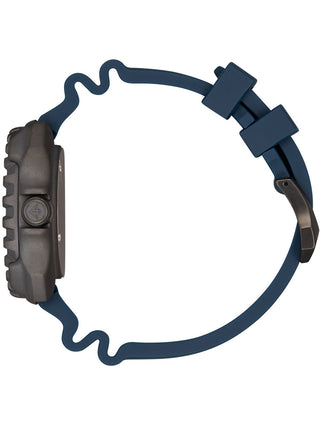 Angle shot of Citizen BN0227-09L Blue Unisex Watch on white background
