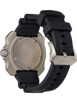 Angle shot of Citizen BN0220-16E Black Unisex Watch on white background