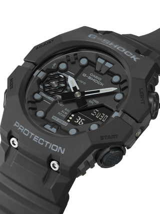 Angle shot of Casio G-Shock GA-B001-1AER Black Resin Mens Watch on white background