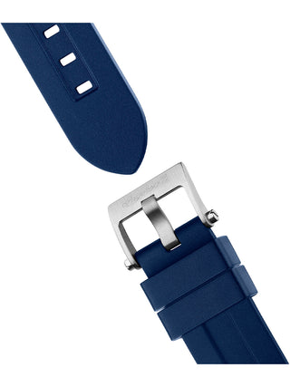 Angle shot of Ingersoll 1892 I12304 Blue Silicone Unisex Watch on white background