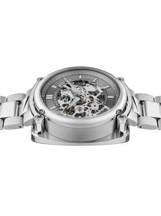 Angle shot of Ingersoll 1892 I13304 Grey Dial Silver Stainless Steel Unisex Watch on white background