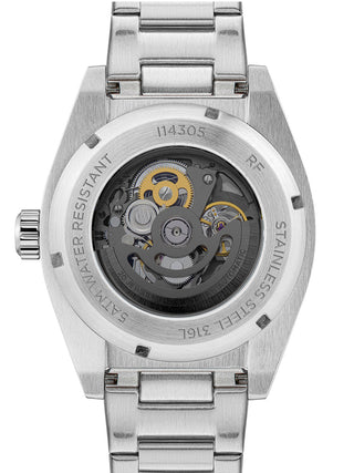 Angle shot of Ingersoll 1892 I14305 Blue Dial Silver Stainless Steel Unisex Watch on white background