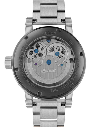 Angle shot of Ingersoll 1892 I16002 Silver Stainless Steel Unisex Watch on white background
