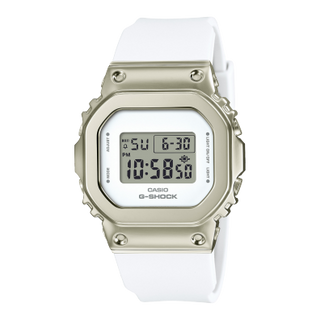 Front view of Casio G-Shock GM-S5600G-7 Womens Watch on white background