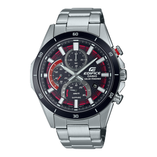 Front view of Casio Edifice EFS-S610DB-1AV Mens Watch on white background