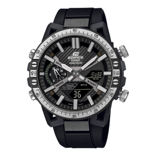 Front view of Casio Edifice ECB-2000TP-1A Mens Watch on white background