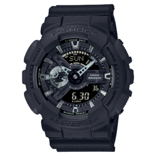 Front view of Casio G-Shock GA-114RE-1A Mens Watch on white background