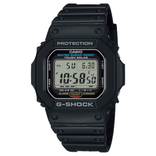 Front view of Casio G-Shock G-5600UE-1 Mens Watch on white background