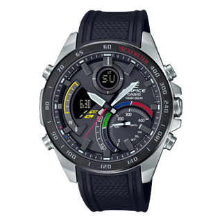 Front view of Casio Edifice ECB-900MP-1A Mens Watch on white background