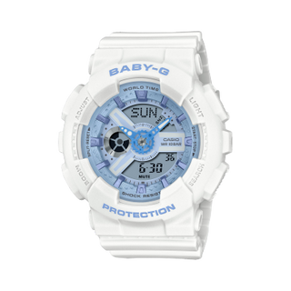 Front view of Casio Baby-G BA-110XBE-7A Womens Watch on white background