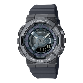 Front view of Casio G-Shock GM-S110B-8A Mens Watch on white background