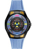 Nubeo NB-6099-SI-03 Blue Silicone Unisex Watch