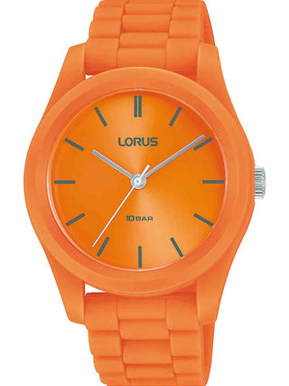 Front view of Lorus RG261RX5 Silicone Womens Watch on white background