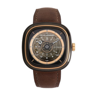 Front view of Sevenfriday T-Series SF-T2-03 Mens Watch on white background