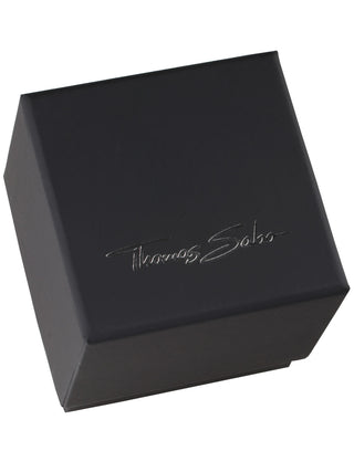 Angle shot of Thomas Sabo WA0302-264-213 Mother Of Pearl Dial Gold Stainless Steel Womens Watch on white background