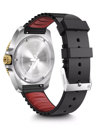 Angle shot of Victorinox 242014 Black Unisex Watch on white background
