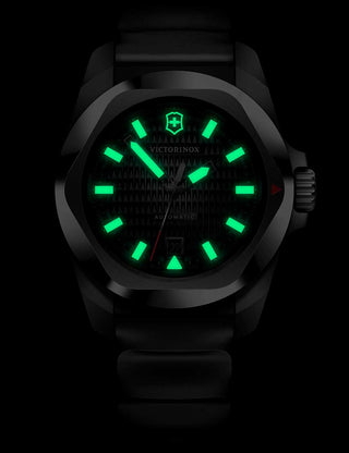 Angle shot of Victorinox 242039 Black Unisex Watch on white background