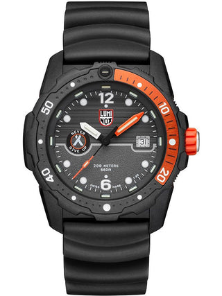 Angle shot of Luminox XB.3729 Black Unisex Watch on white background