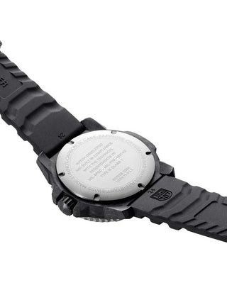 Angle shot of Luminox XL.3351.1.SET Black Unisex Watch on white background