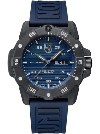 Front view of Luminox XS.3863 Blue Unisex Watch on white background