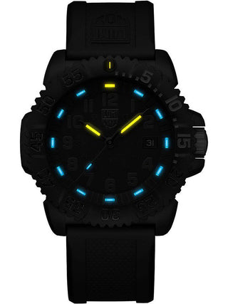 Angle shot of Luminox XS.3051.GO.NSF Black Unisex Watch on white background