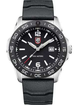 Angle shot of Luminox XS.3121.1 Black Unisex Watch on white background