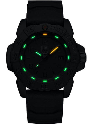 Angle shot of Luminox XS.3251.BO.CB Black Unisex Watch on white background