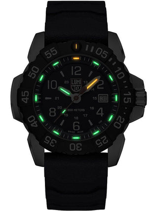 Angle shot of Luminox XS.3253.CB Blue Unisex Watch on white background