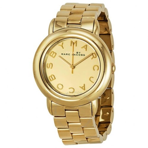 Marc Jacobs Marci Gold Dial Gold Ion Plated Stainless Steel